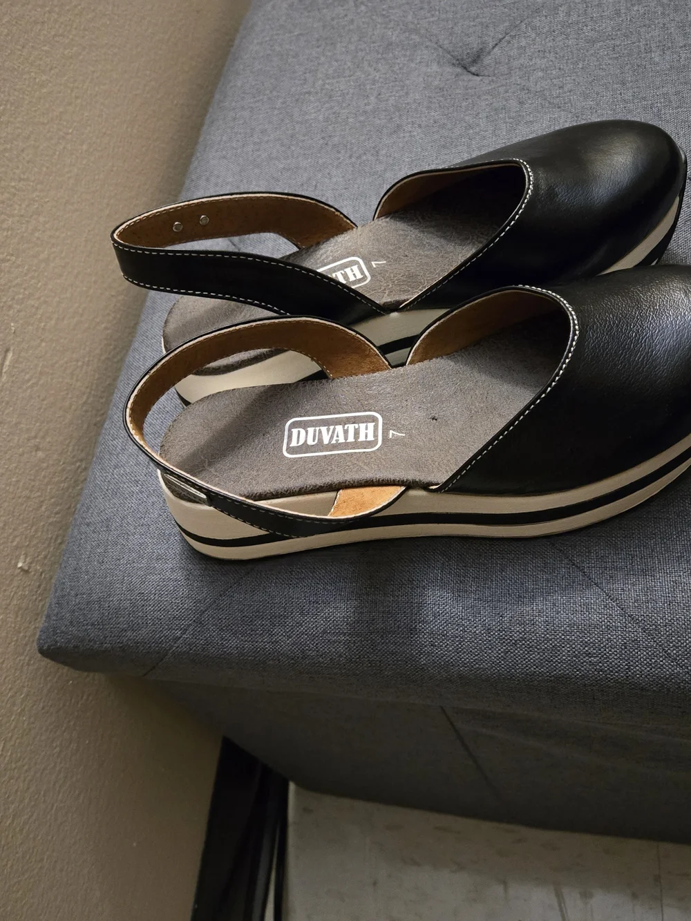 Women's Black Slingback Flats